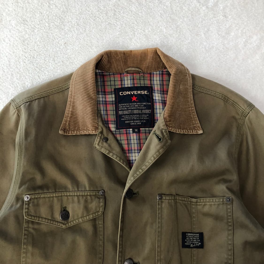 컨버스 코듀로이 카라 워크자켓  상품이미지4