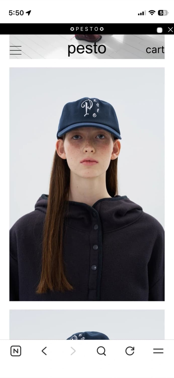 페스토 캡모자 새상품 상품이미지1