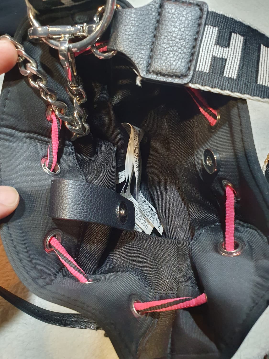 자라 블랙 버킷백 숄더백 체인백 상품이미지3