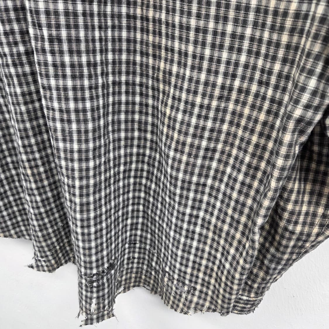 빈티지 페이딩 체크셔츠 상품이미지8