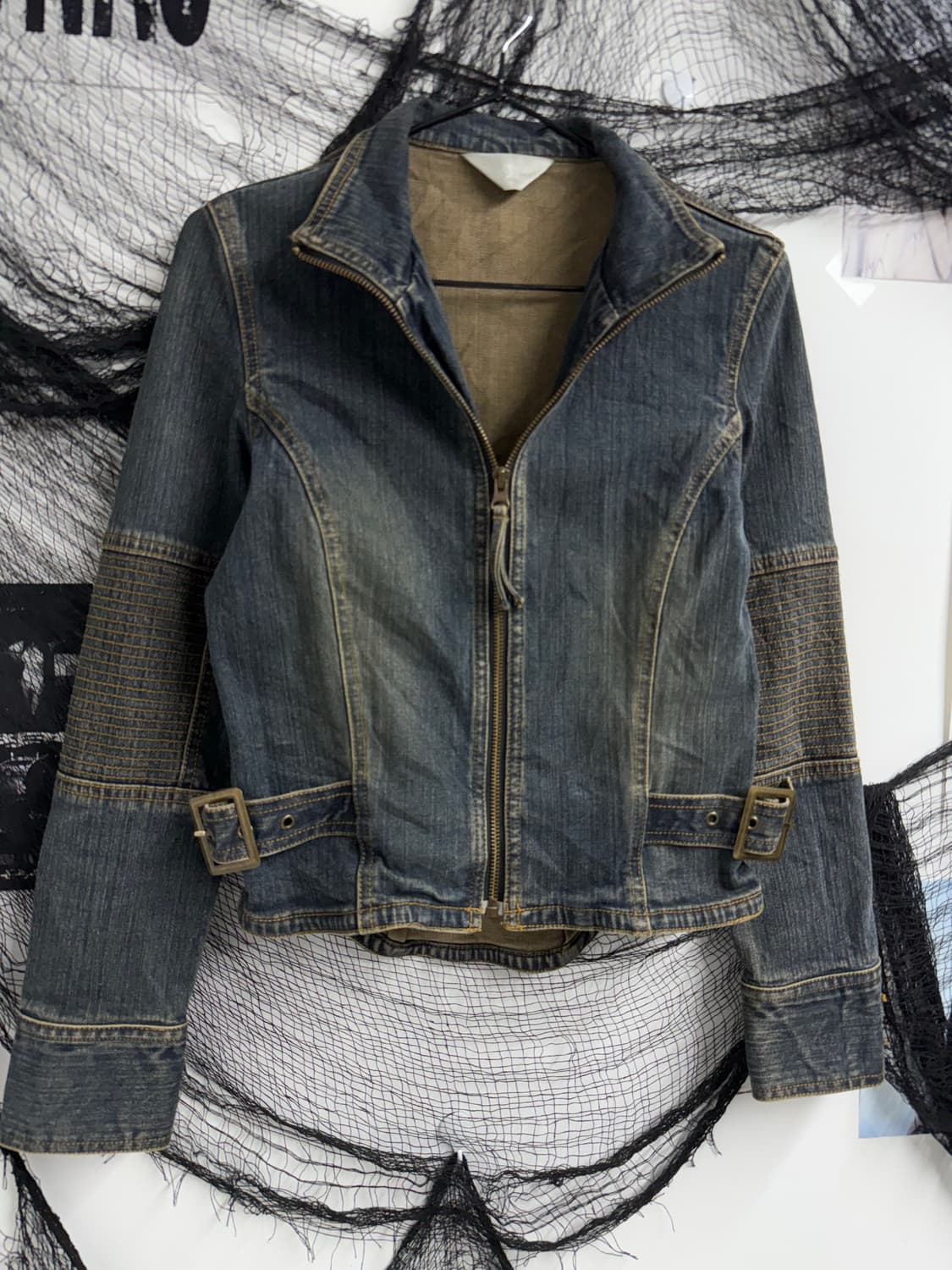 00s stitch denim jacket 상품이미지2