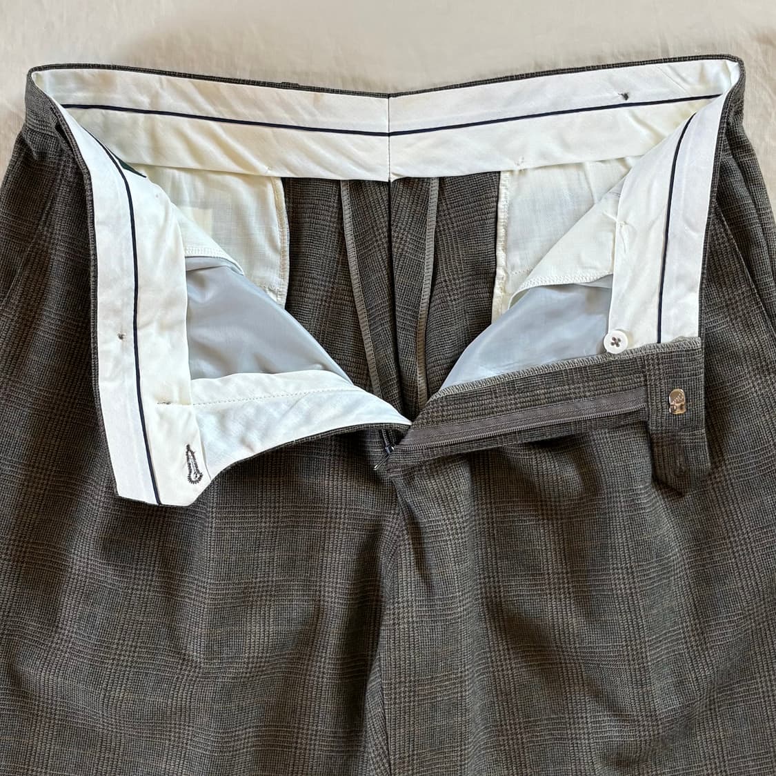 (34) 80s Lauren Ralph Lauren 글렌체크 투턱 팬츠 상품이미지6