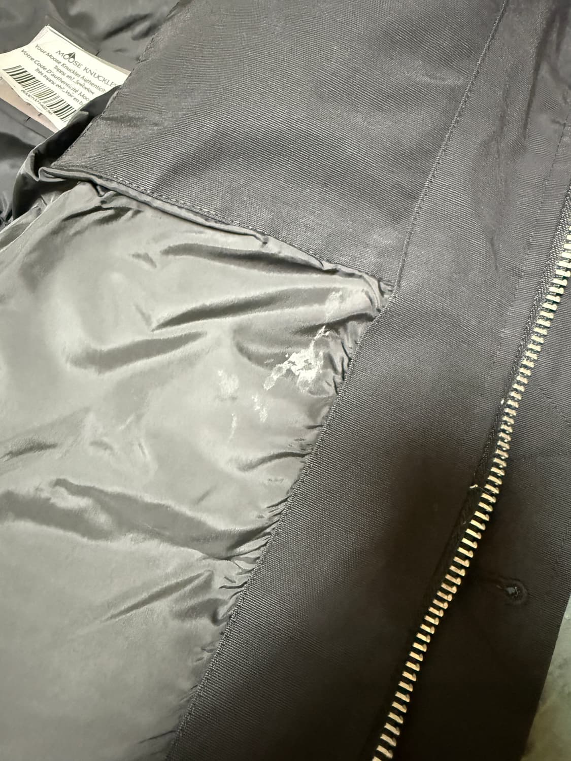 [정품] 무스너클 쓰리쿼터 패딩 / 세탁 필요 / 저렴하게 정리합니다 상품이미지4