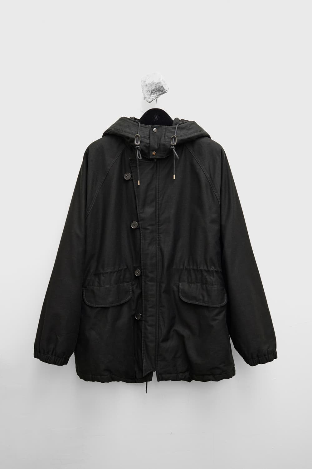 (M) 유스 N3B 울 파일 파카 블랙 상품이미지1