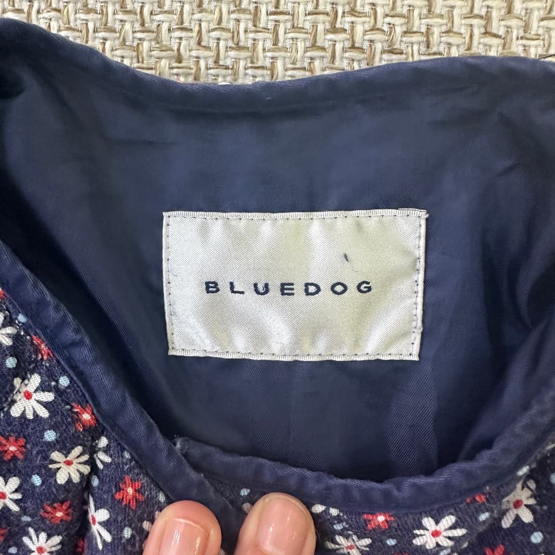 11Y 블루독 꽃무늬 퀄팅 자켓 0421D 상품이미지2