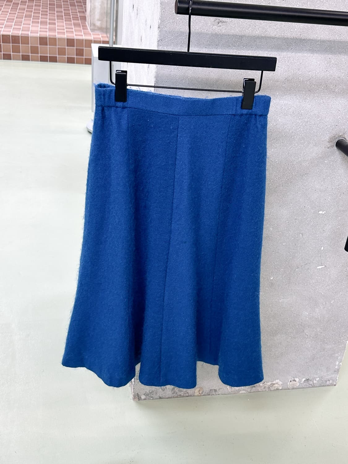 blue mohair skirt 상품이미지3