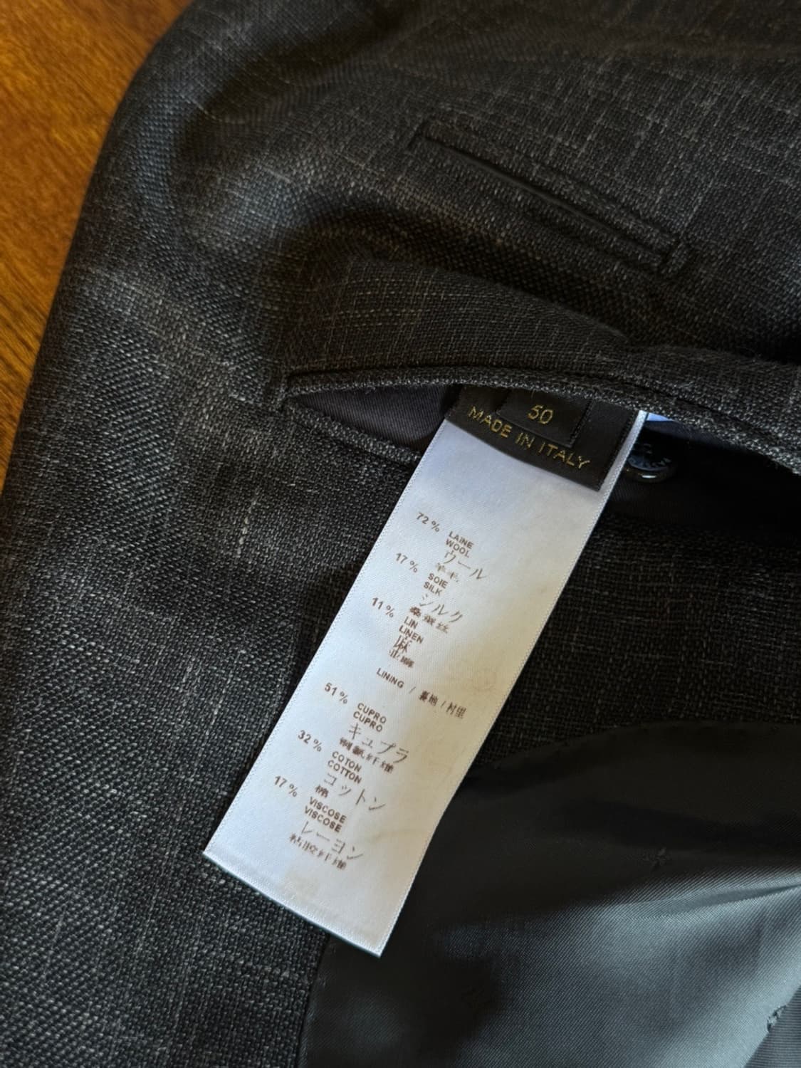 LOUIS VUITTON 루이비통 테일러드 자켓 100 상품이미지6