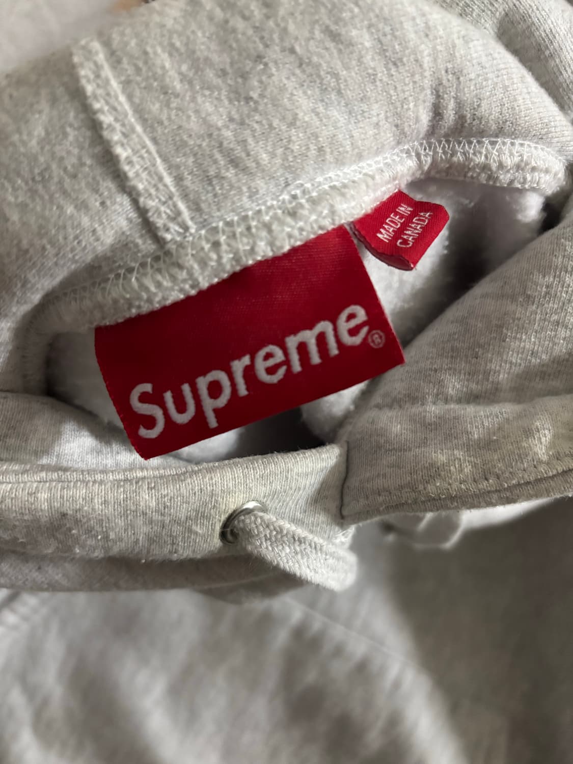 슈프림 박스 로고 후드 애쉬 그레이 XL 상품이미지2