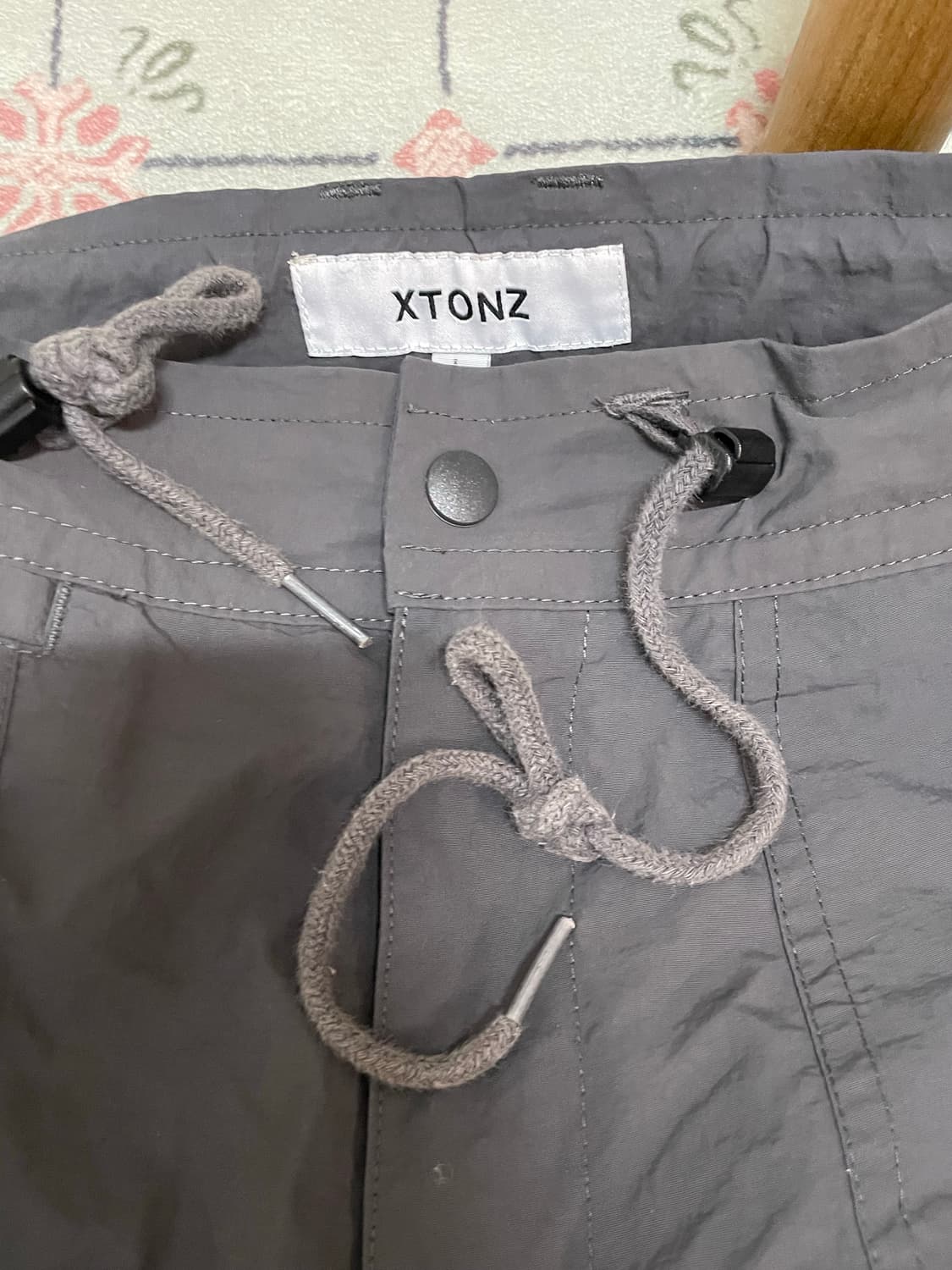 엑스톤즈 셔링 카고팬츠(차콜) 상품이미지4