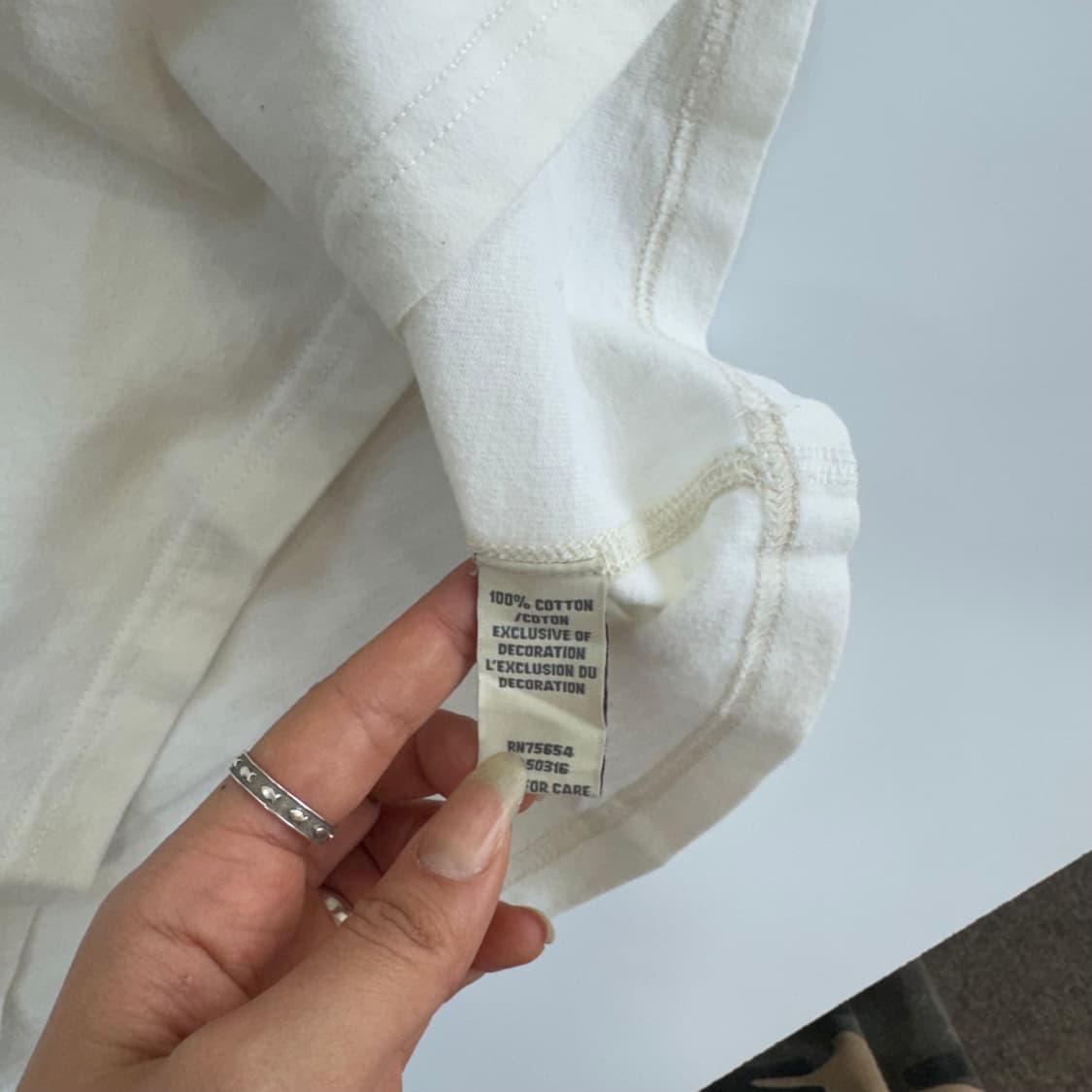 Abercrombie 아베크롬비 그레이 레터링 반팔 상품이미지6