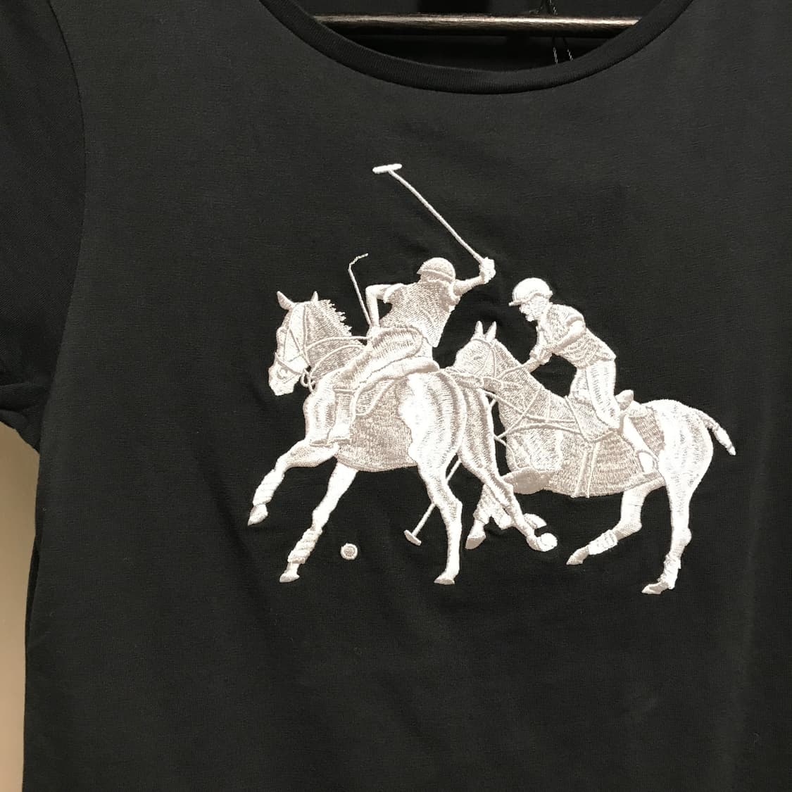 폴로 랄프로렌 빅포니 반팔 티셔츠 블랙 M(W) 상품이미지4