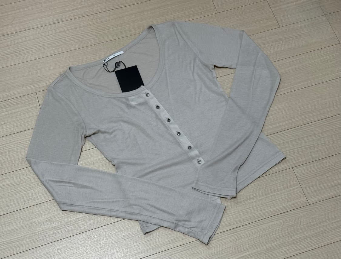 보헤미안서울 베이직 스쿱 가디건  상품이미지3