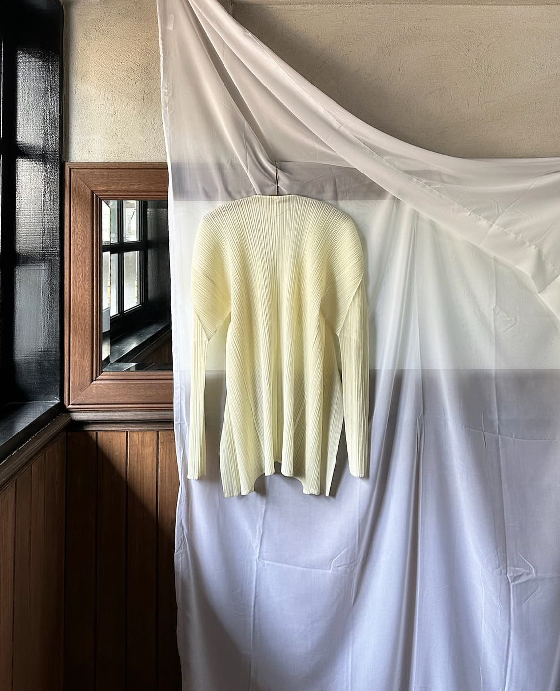 PLEATS PLEASE yellow cardigan 상품이미지7