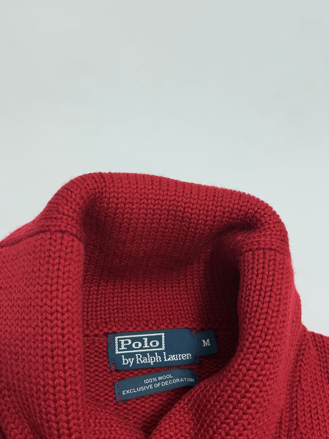 폴로 떡볶이 숄카라 울 니트 상품이미지7
