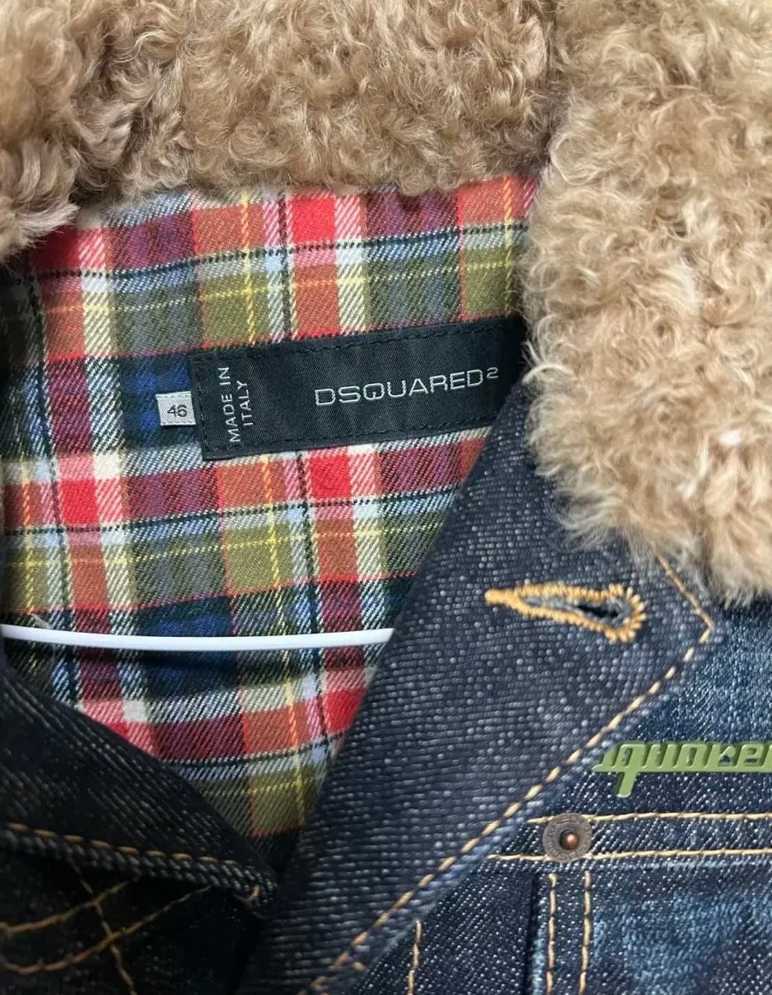 디스퀘어드2 퍼 카라 데님 조끼 상품이미지3