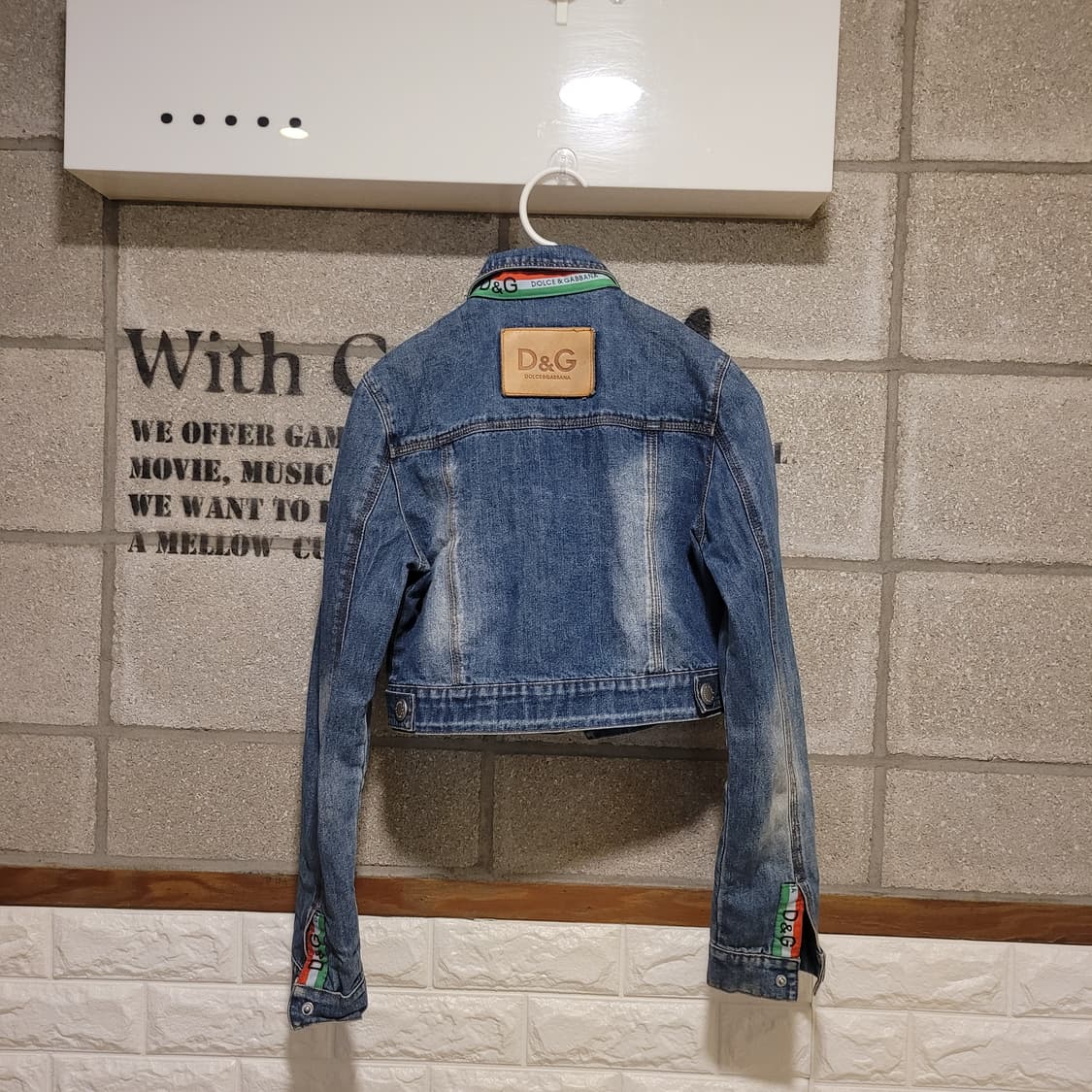 돌체앤가바나 크롭 데님 자켓 M 상품이미지2