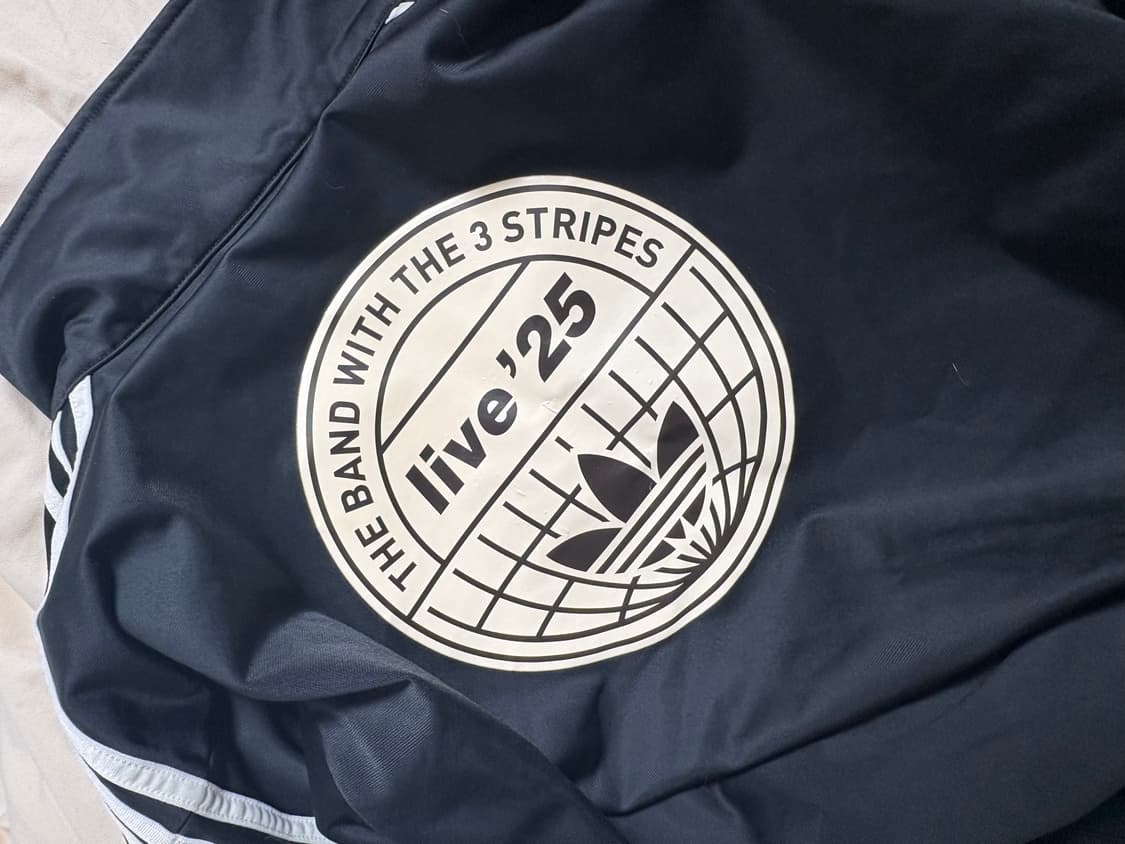 오아시스 아디다스 파이어버드 트랙탑 져지 블랙 L 상품이미지2