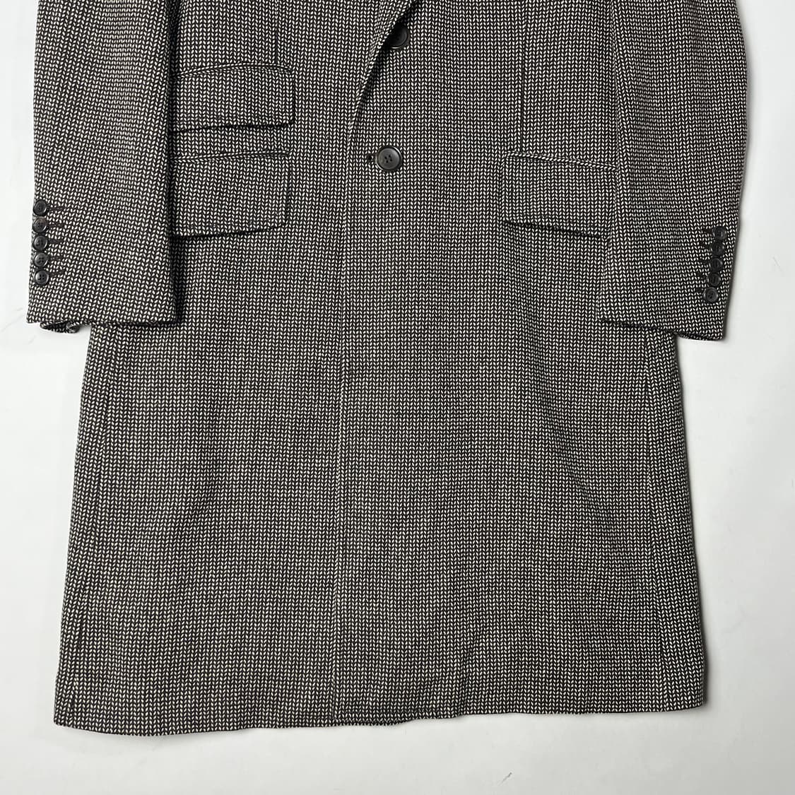 [GUCCI] 구찌 캐시미어 혼방 헤링본 롱 코트 상품이미지4