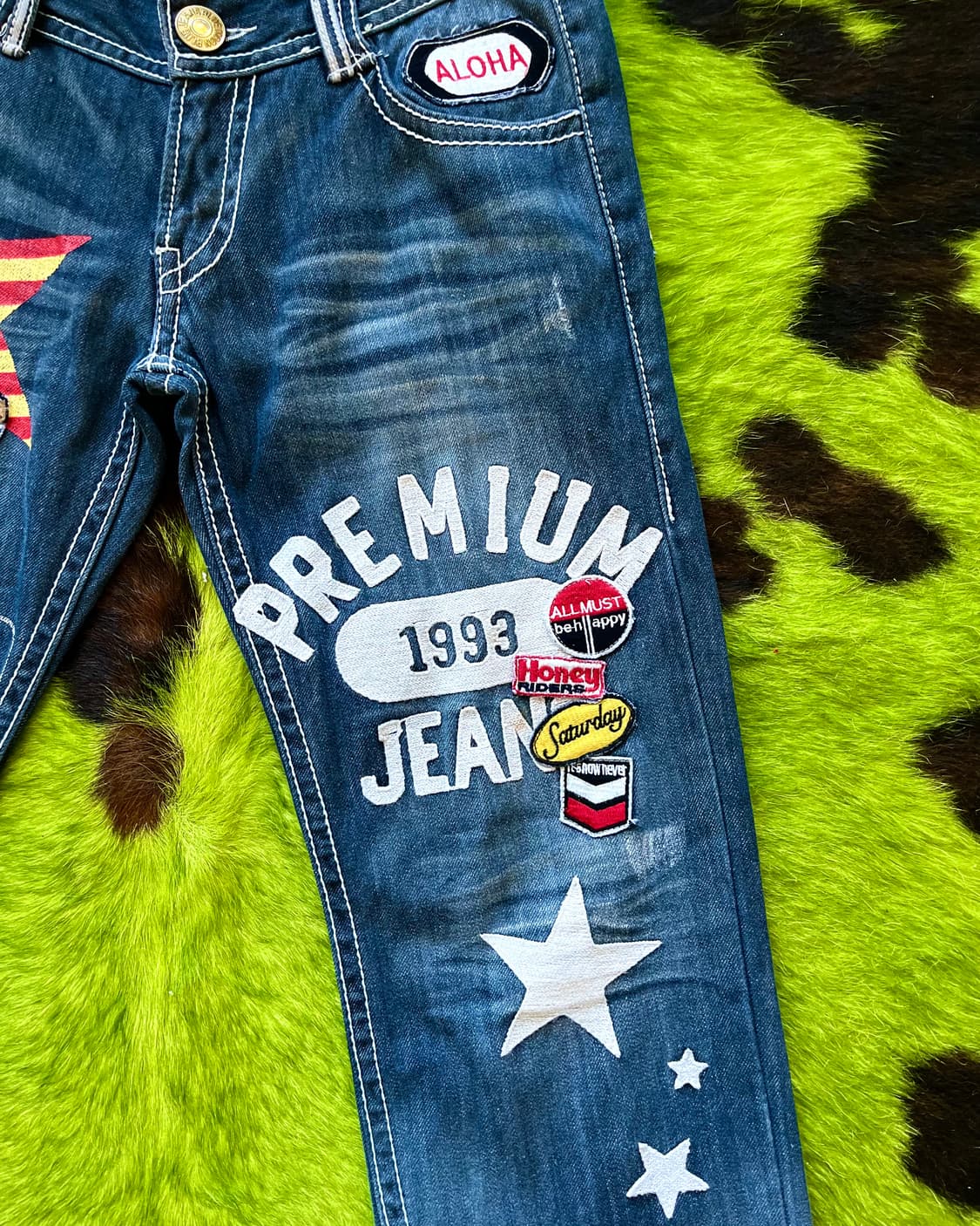 90-00s BLUE MOON BLUE Japan Denim Pants 상품이미지5