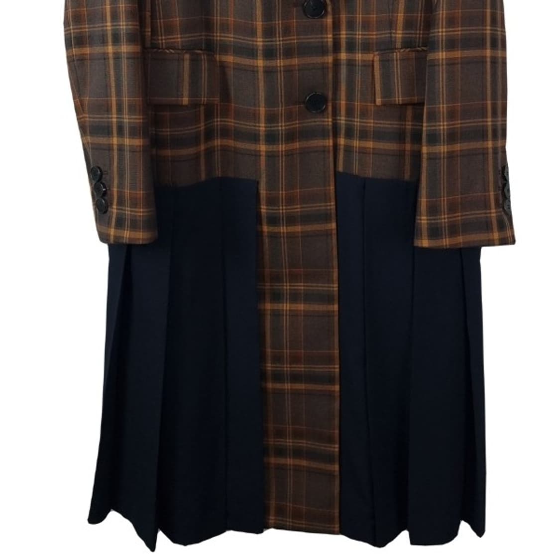 [미샤] 21S/S 레이어드 체크 코트 P01418 상품이미지5