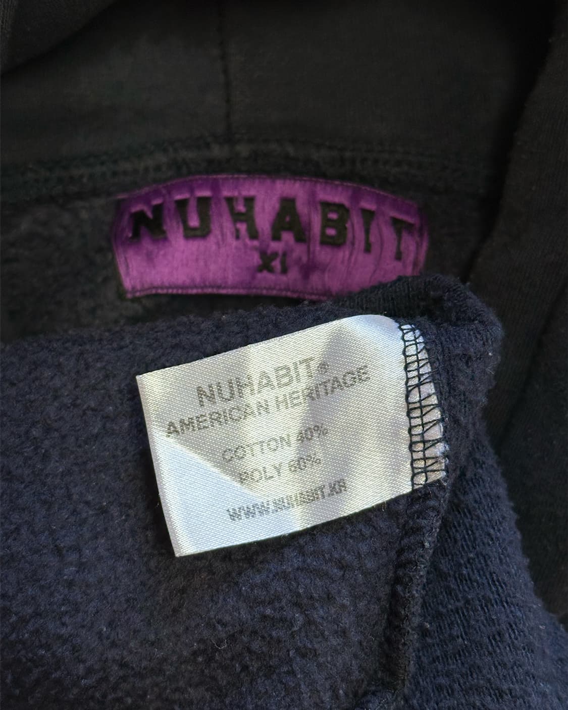 뉴해빗 기모 후드티 상품이미지4