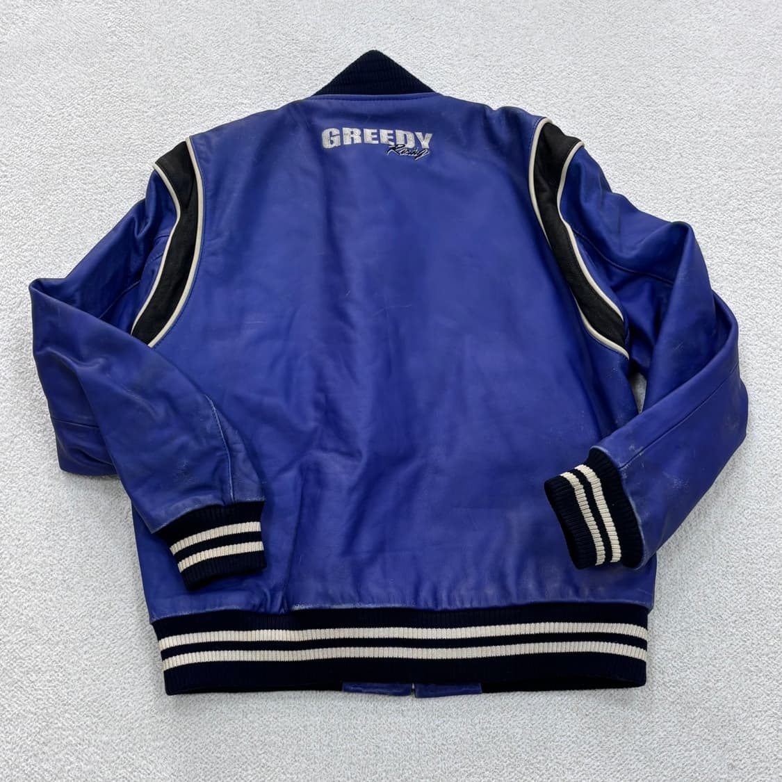 LL 그리디 남성 블루 바시티 자켓 0324E 상품이미지2