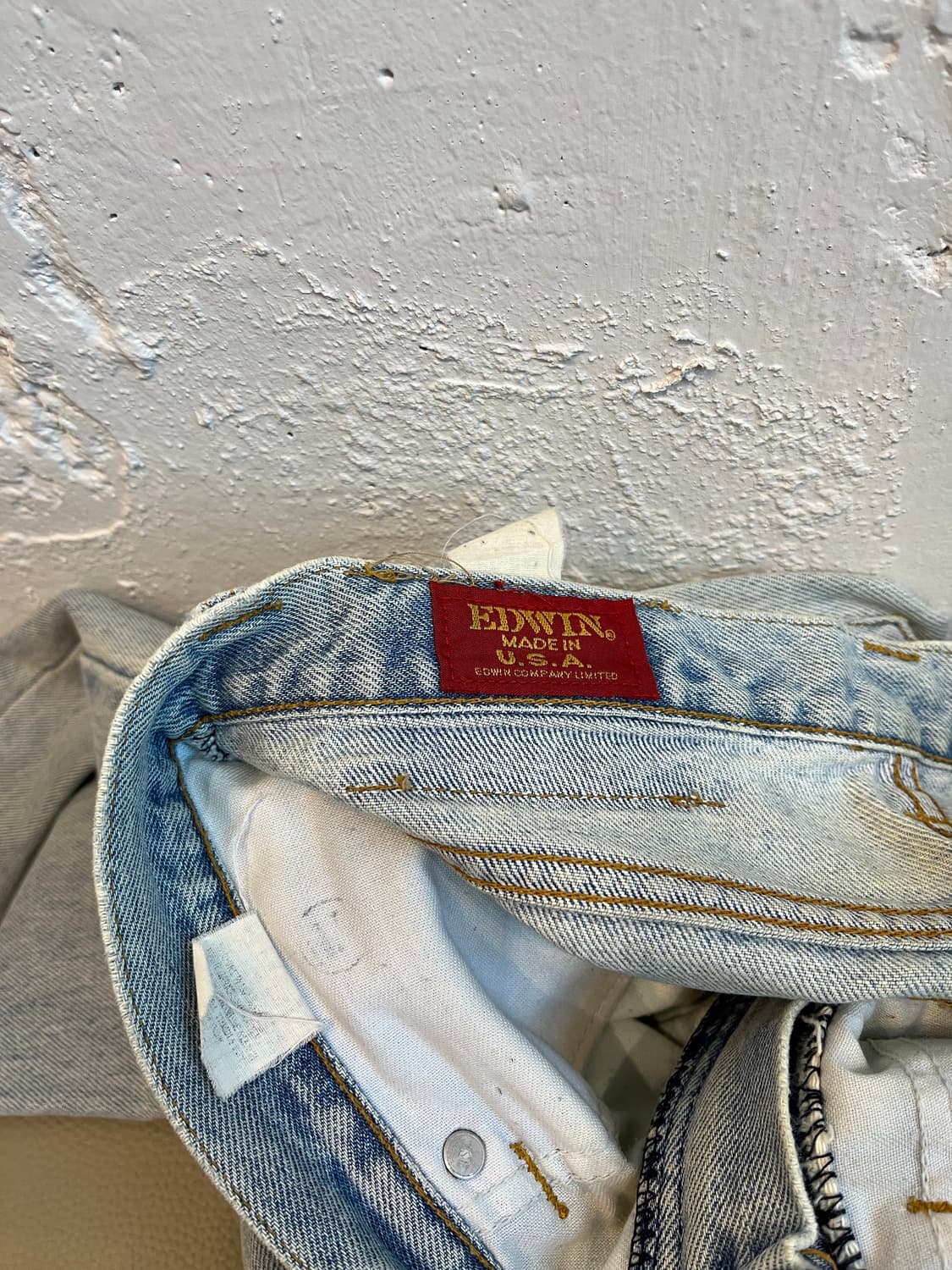 빈티지 Edwin 에드윈 테이퍼드 데님팬츠 Made in USA 상품이미지9