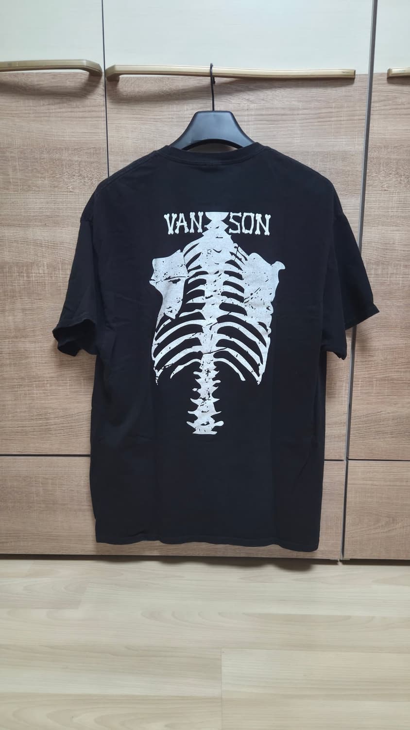 밴슨 레더 Skeleton Bones Torso T-Shirts 상품이미지3