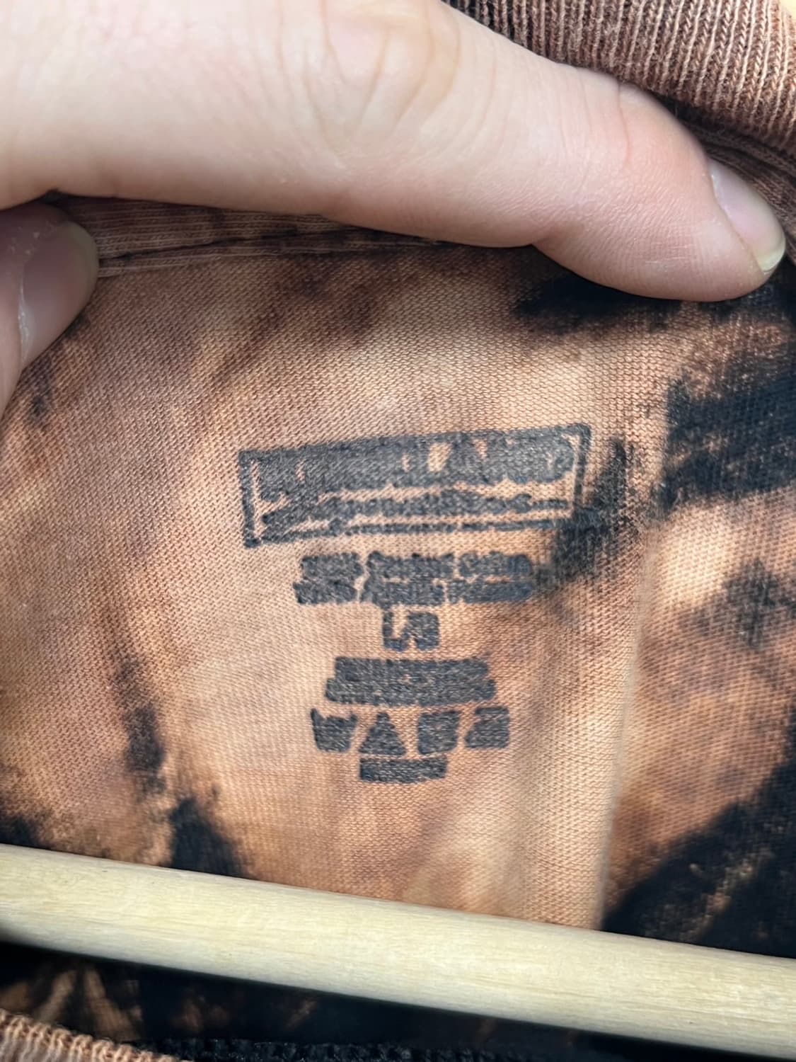 너바나 락 밴드 프린팅 타이다이 오버핏 반팔 티셔츠 상품이미지3