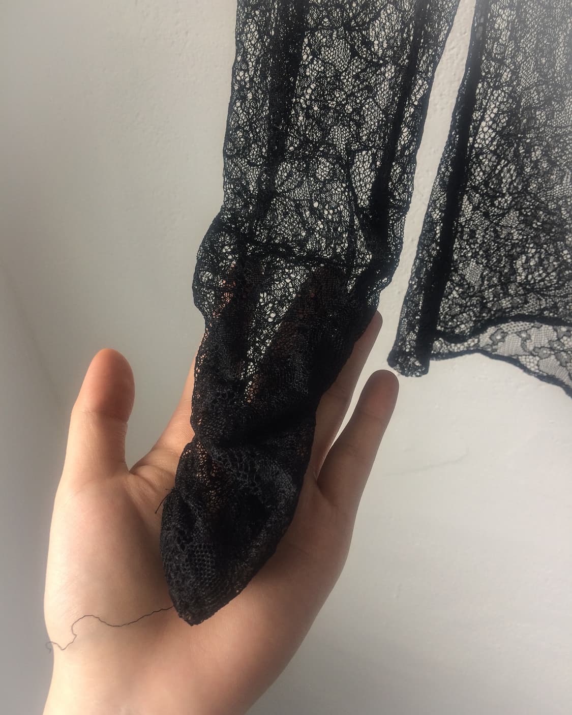 Lace high neck top 상품이미지6