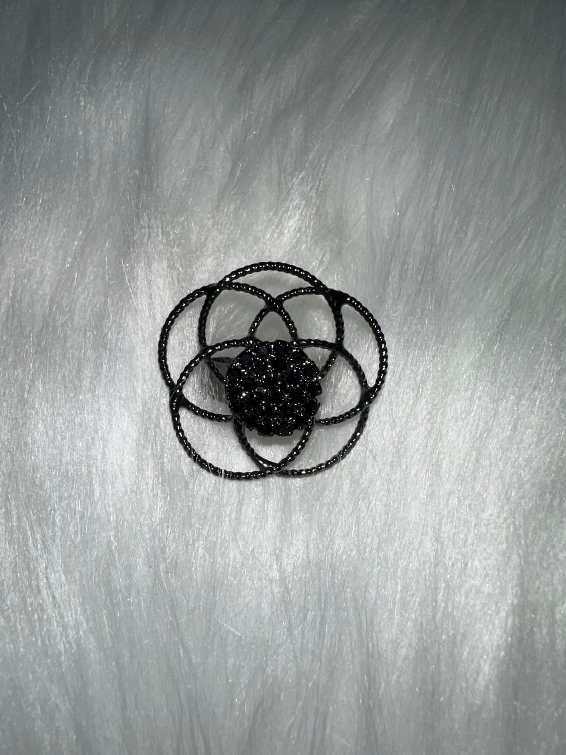 오리엔탈 고스펑크 장미 반지 상품이미지1