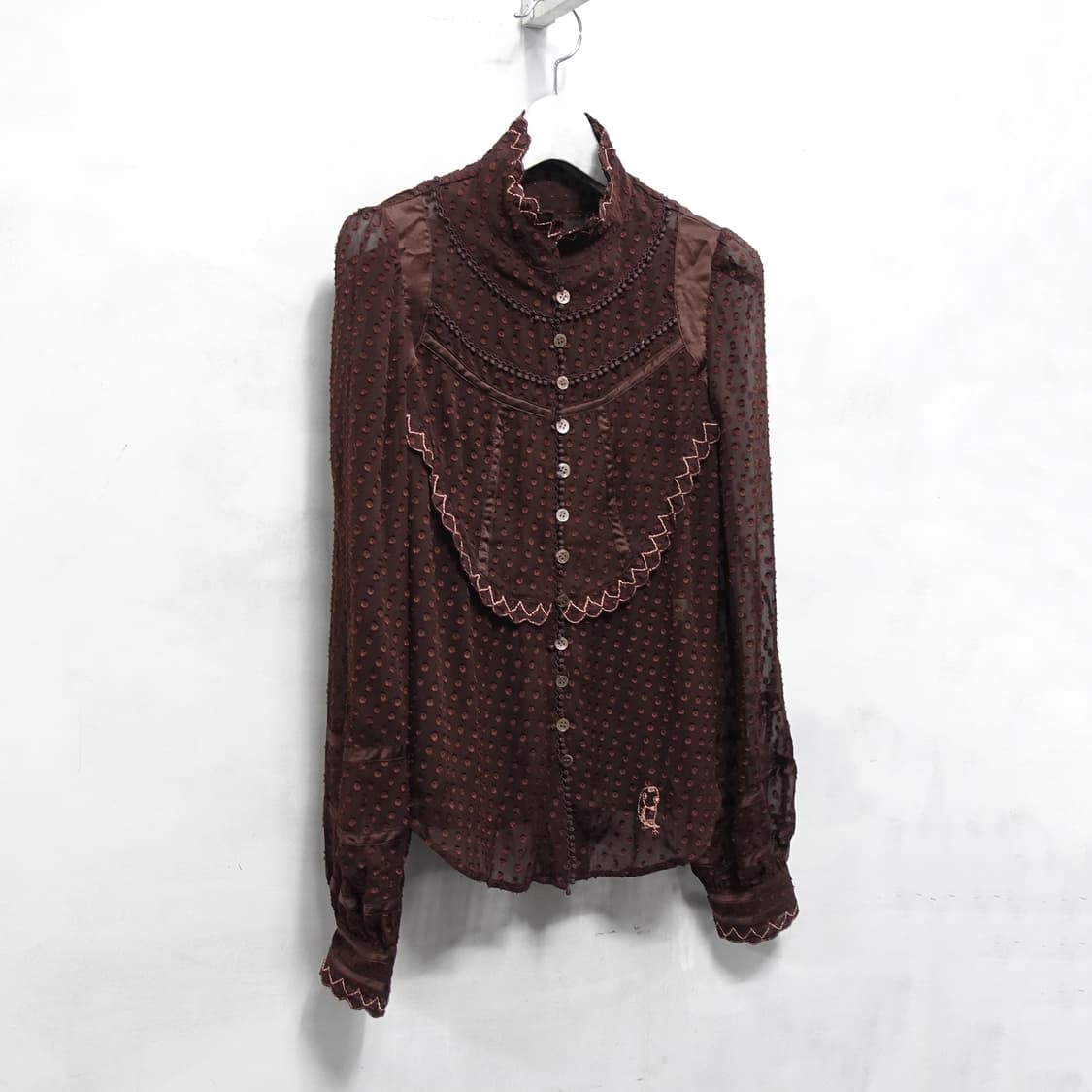 tsumori chisato 츠모리치사토 아카이브 아플리케 블라우스 2 상품이미지2