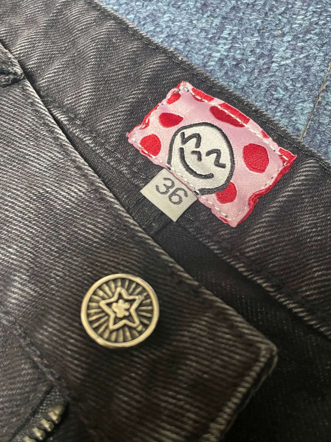 스타팀 더블니 팬츠 블랙 36 상품이미지4