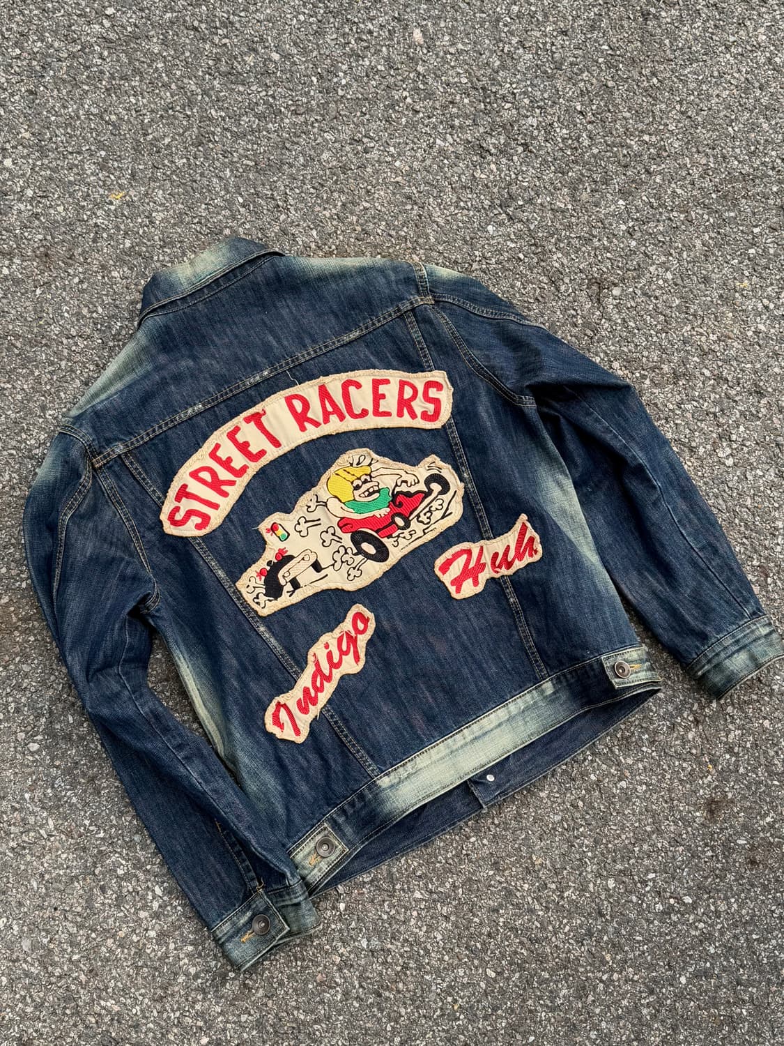 90s STREET RACERS Custom Denim Jacket 상품이미지1