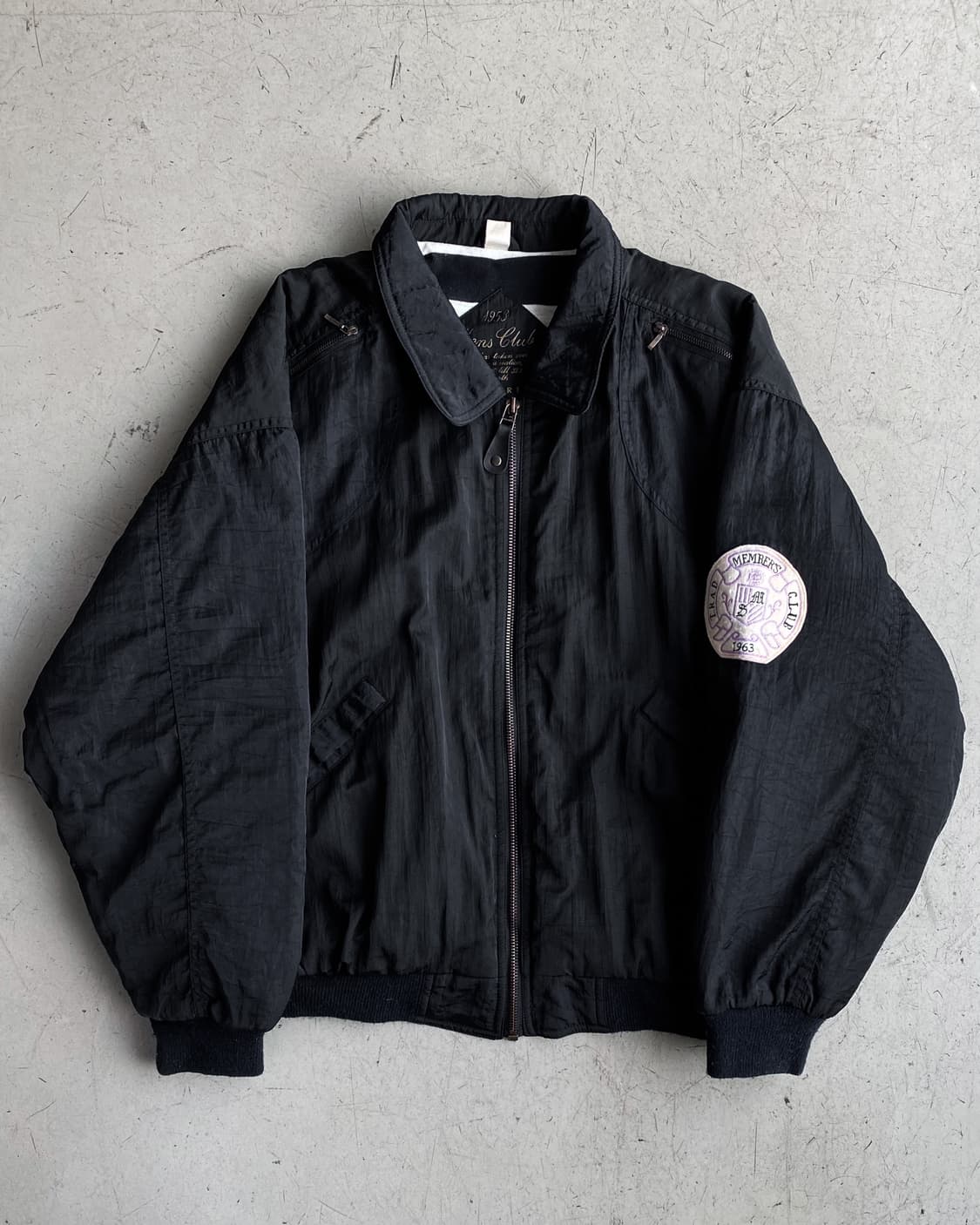 맨즈 클럽 90‘s 인터네셔널 마인드 나일론 봄버 자켓 상품이미지4