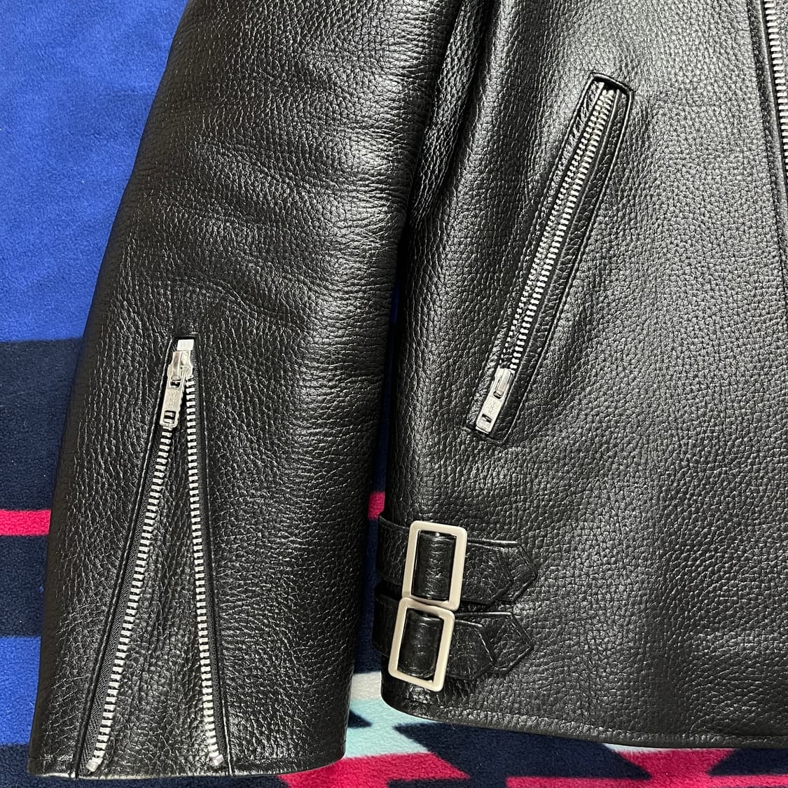 vivastudio 소가죽 라이더 자켓( 실측확인) 상품이미지6