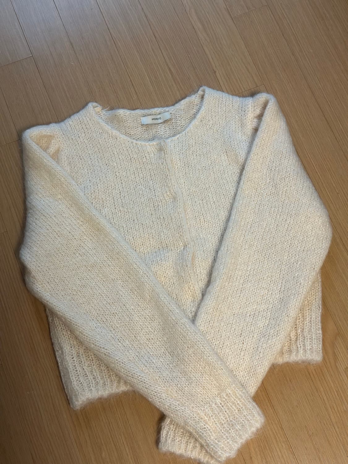 아모멘토 Amomento 뉴그랜마 가디건 아이보리 상품이미지9