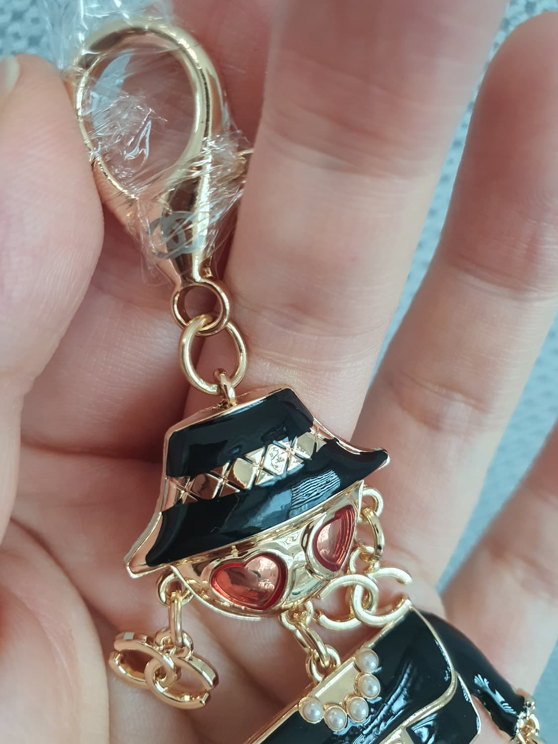 샤넬키링 샤넬cc로고로봇키링 백참 키링 상품이미지5