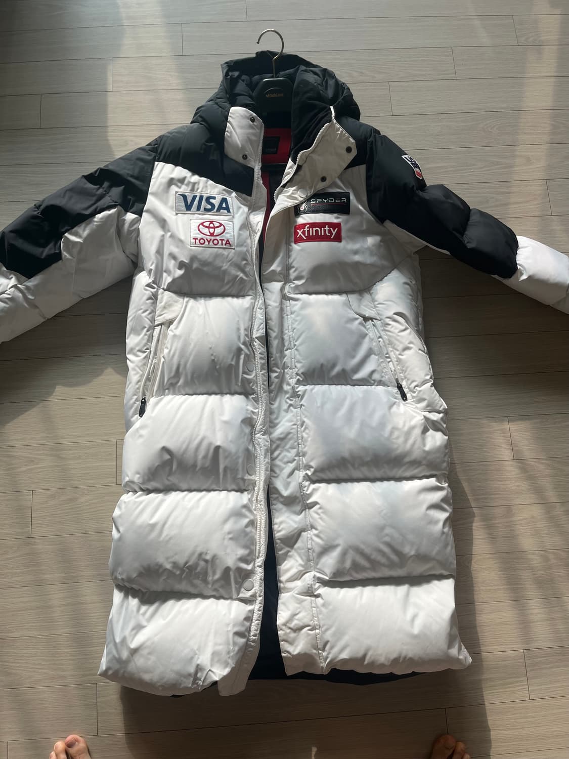 스파이더 롱패딩 상품이미지1