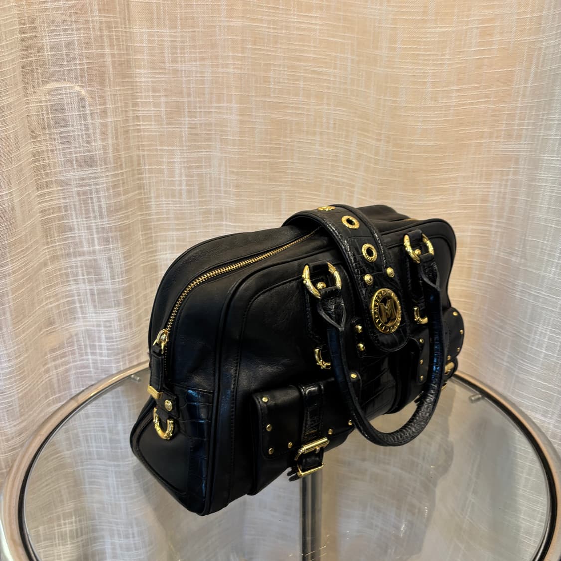 정품 메트로시티 금장 보스턴 토트백     상품이미지2