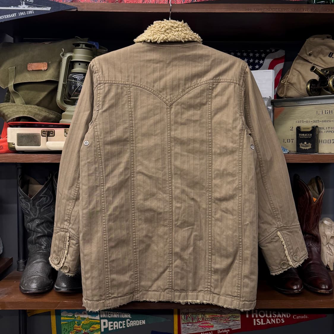 00s 리바이스 레드탭 웨스턴 포켓 쉐르파 초어 자켓 N220 상품이미지2