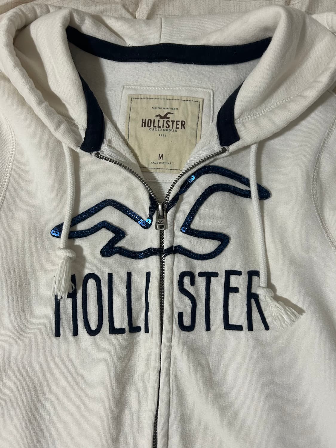 홀리스터 대장 빅로고 후드집업 상품이미지4