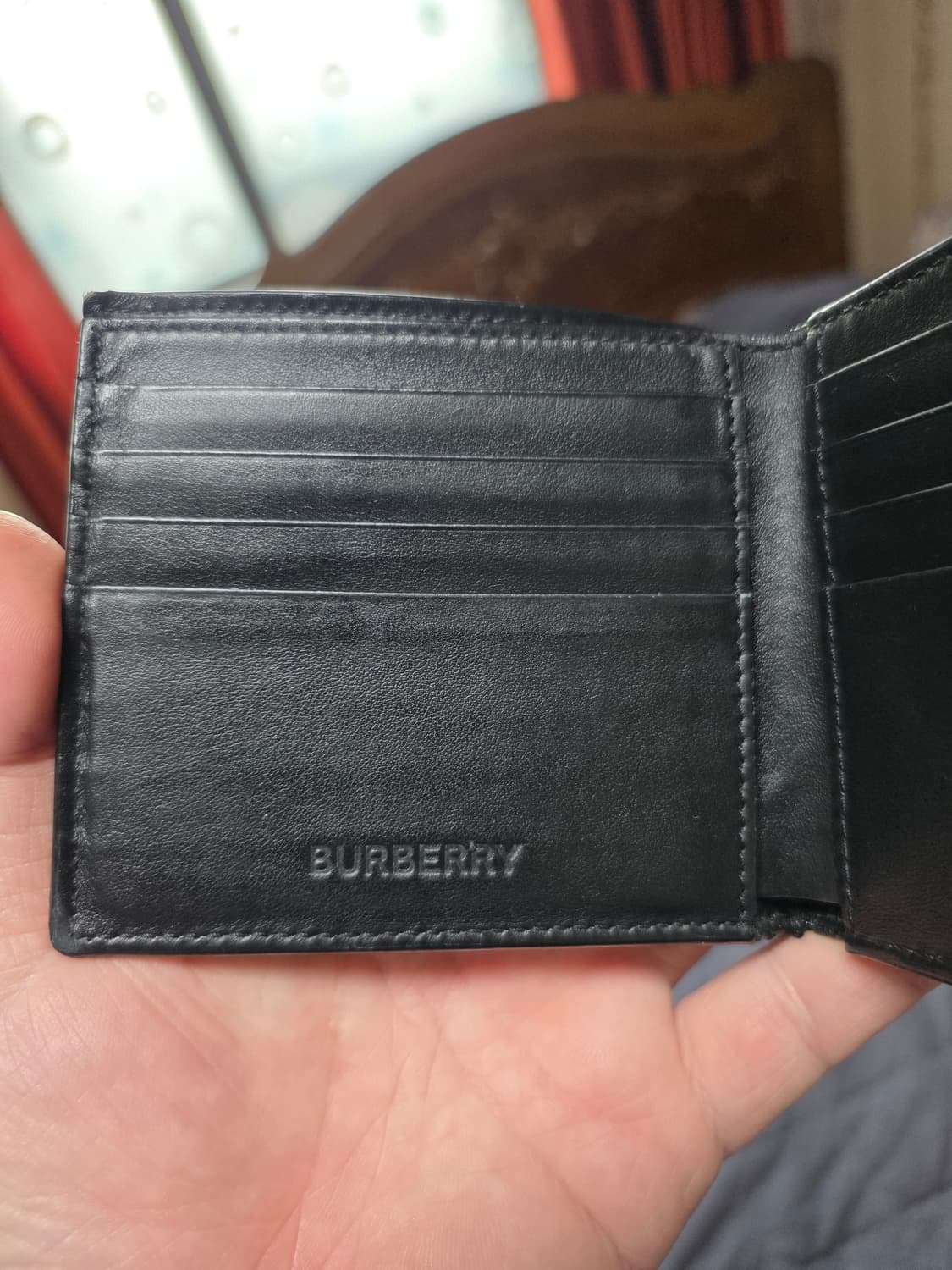 (정품) 버버리 체크 반지갑/80166111/개인/팝니다. 상품이미지3