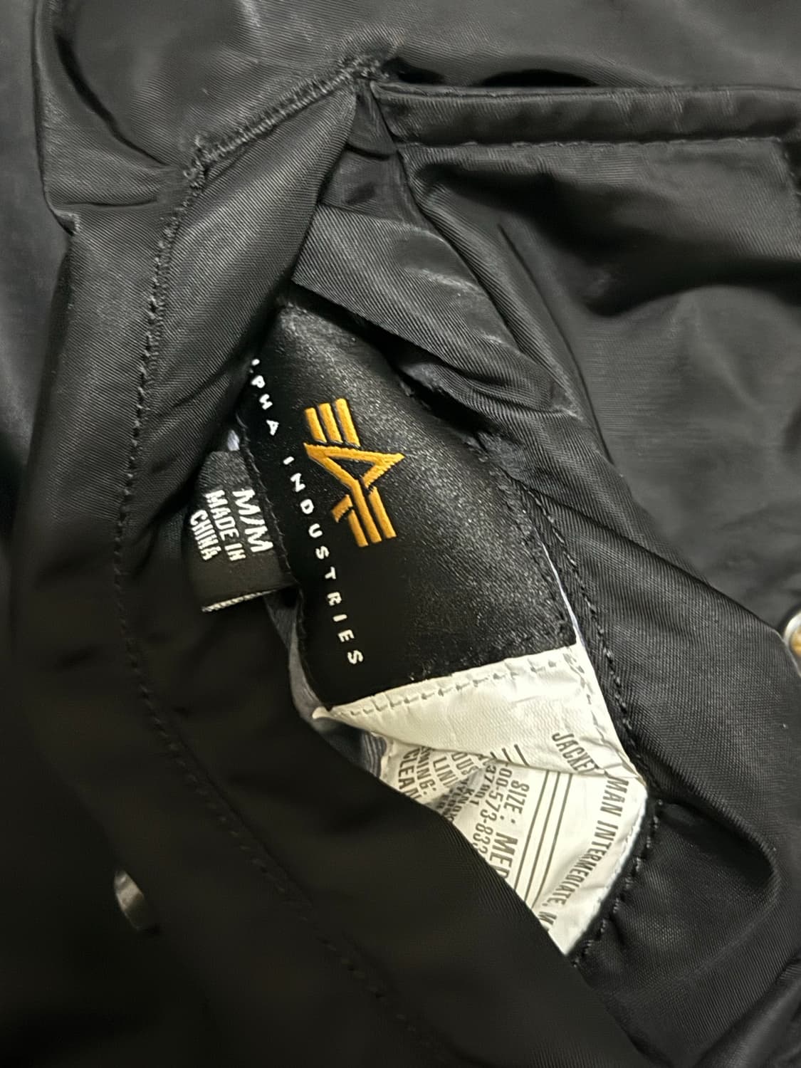 알파인더스트리 MA-1 항공점퍼 M 상품이미지5