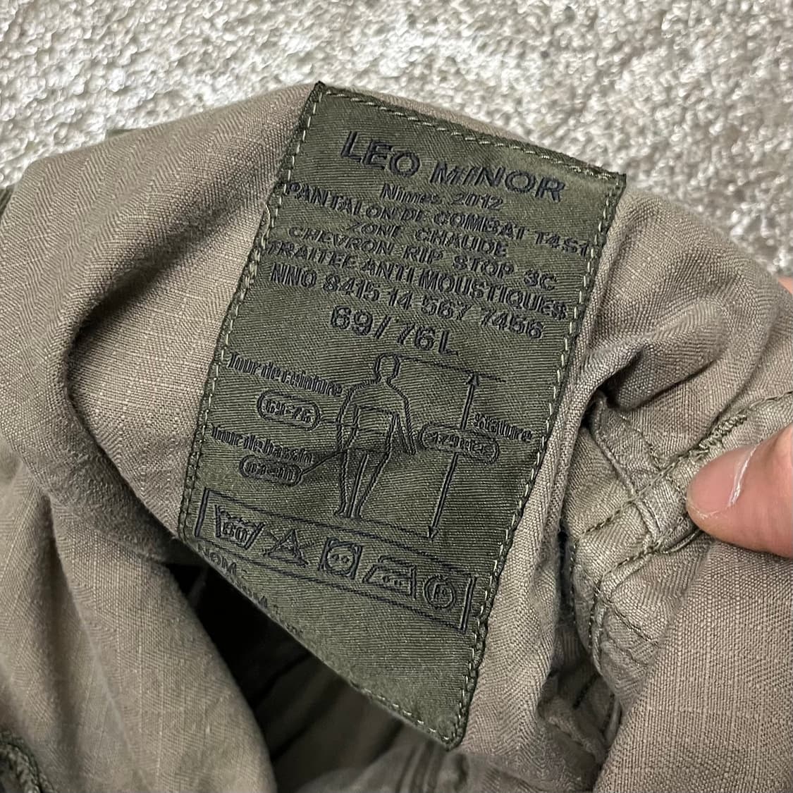 프랑스군 T4 밀리터리 팬츠(~30“) 상품이미지6