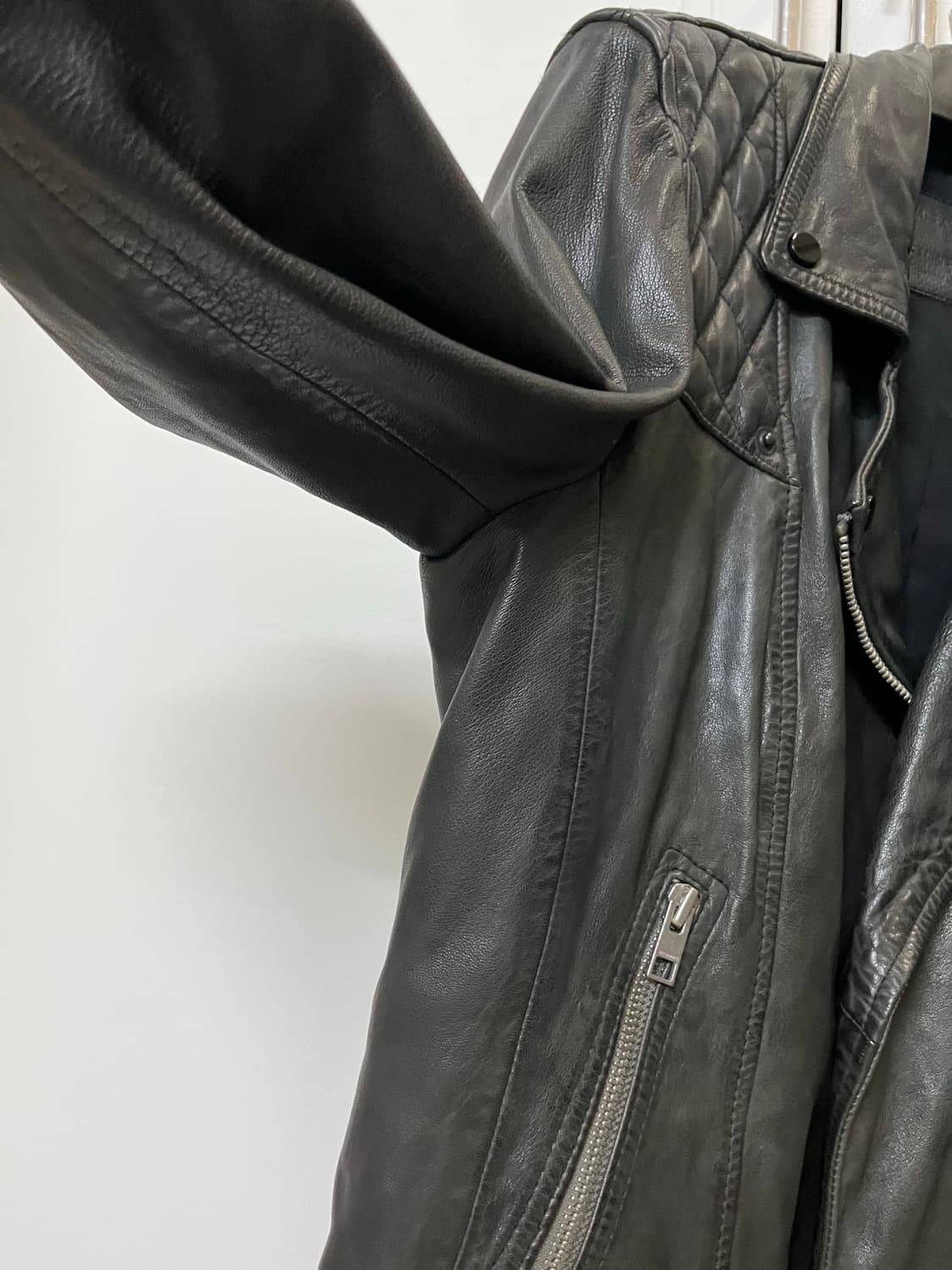 올세인츠 라이더 가죽 자켓 상품이미지4