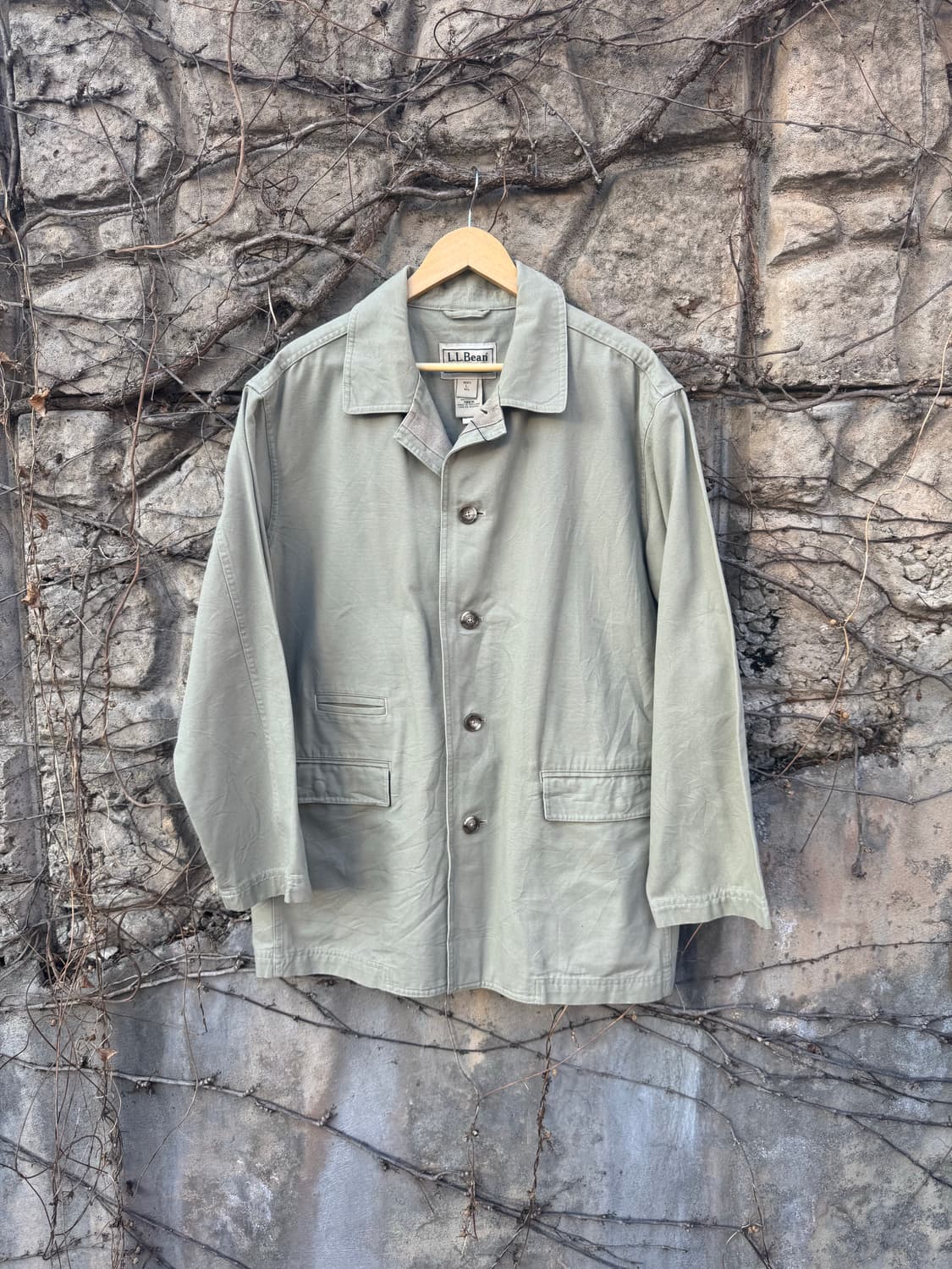 엘엘빈 빈티지 헤비 코튼 캔버스 워크 자켓 헌팅 코트 상품이미지1