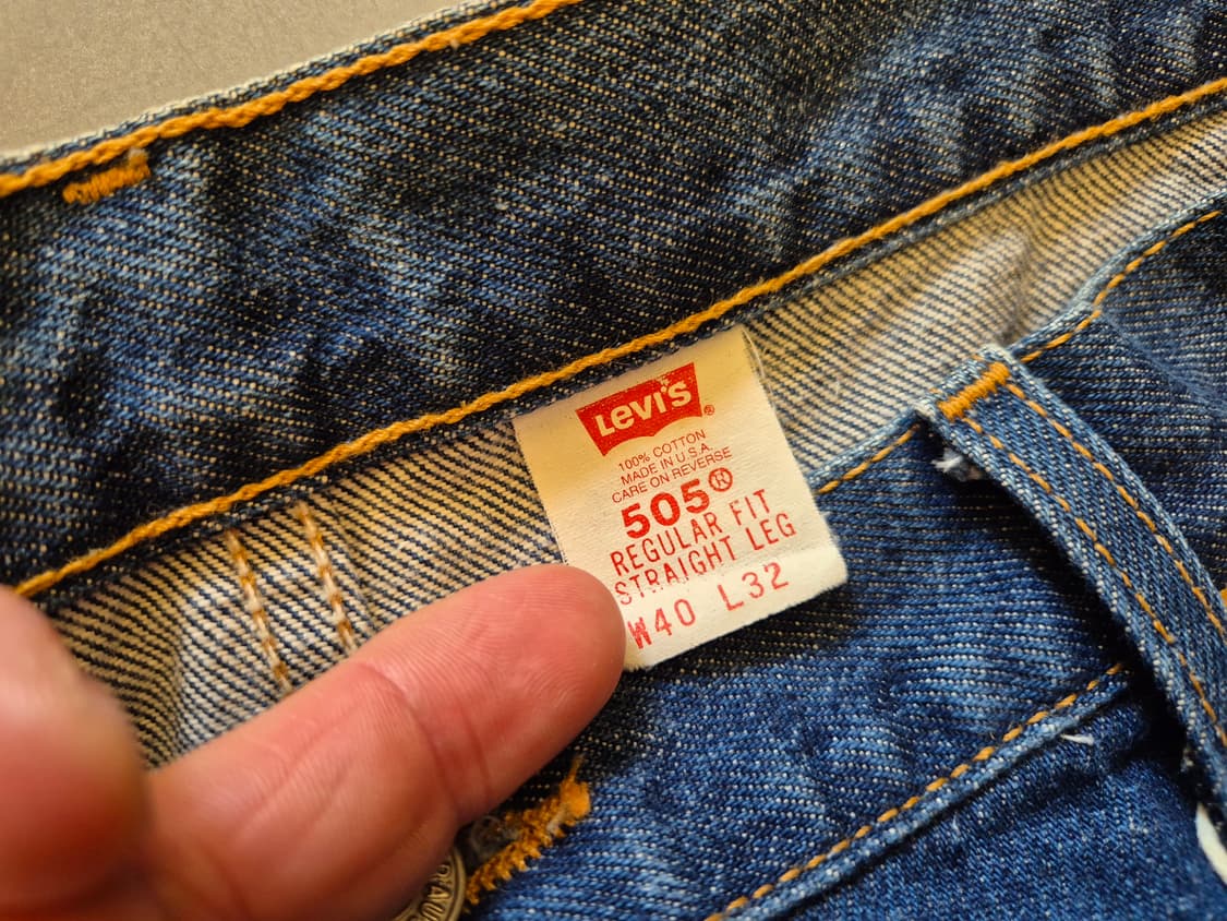 90s 리바이스 505  데님 팬츠 상품이미지6