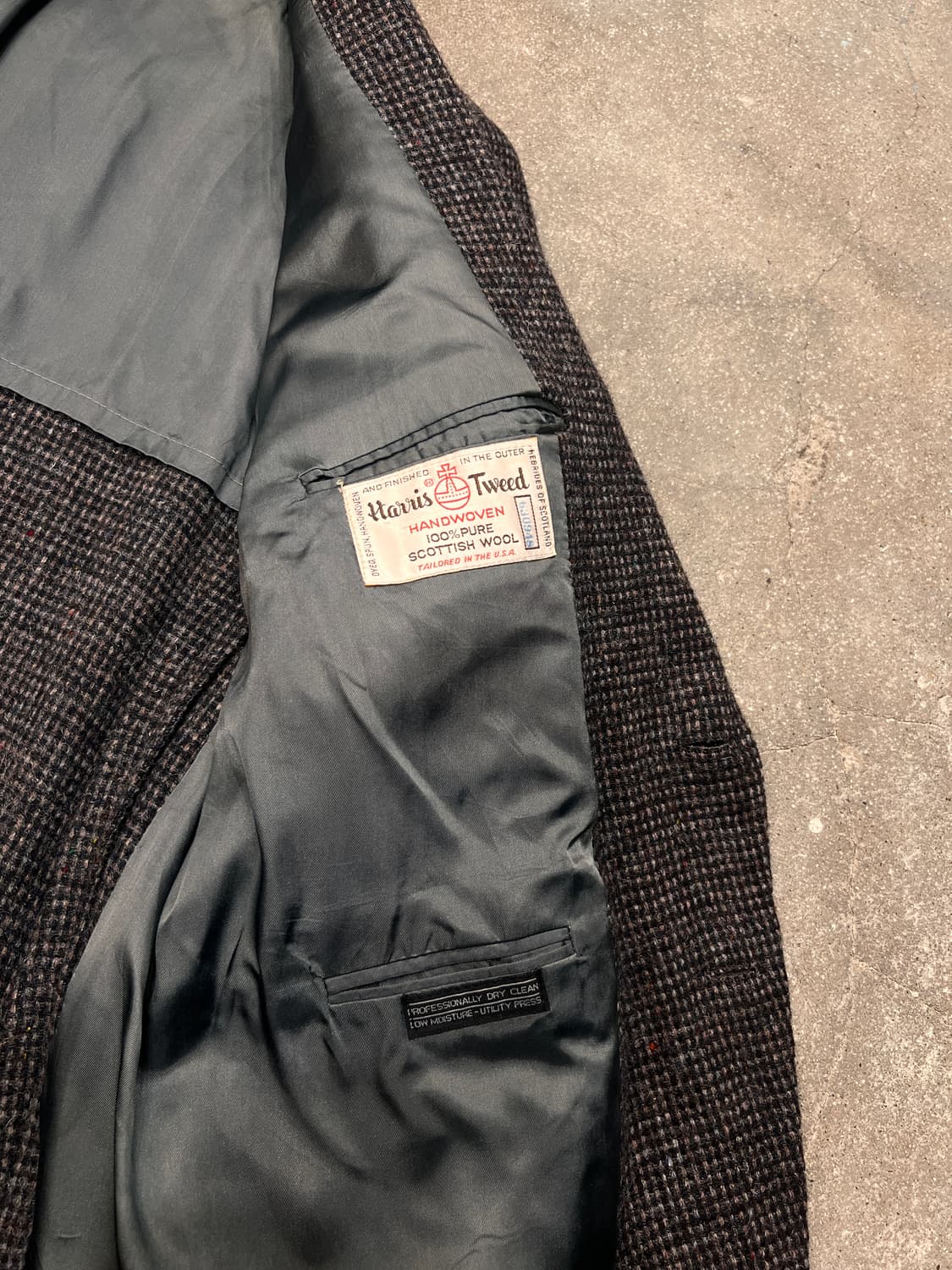 Stafford X Harris Tweed 울 홈스펀 블레이져 상품이미지8