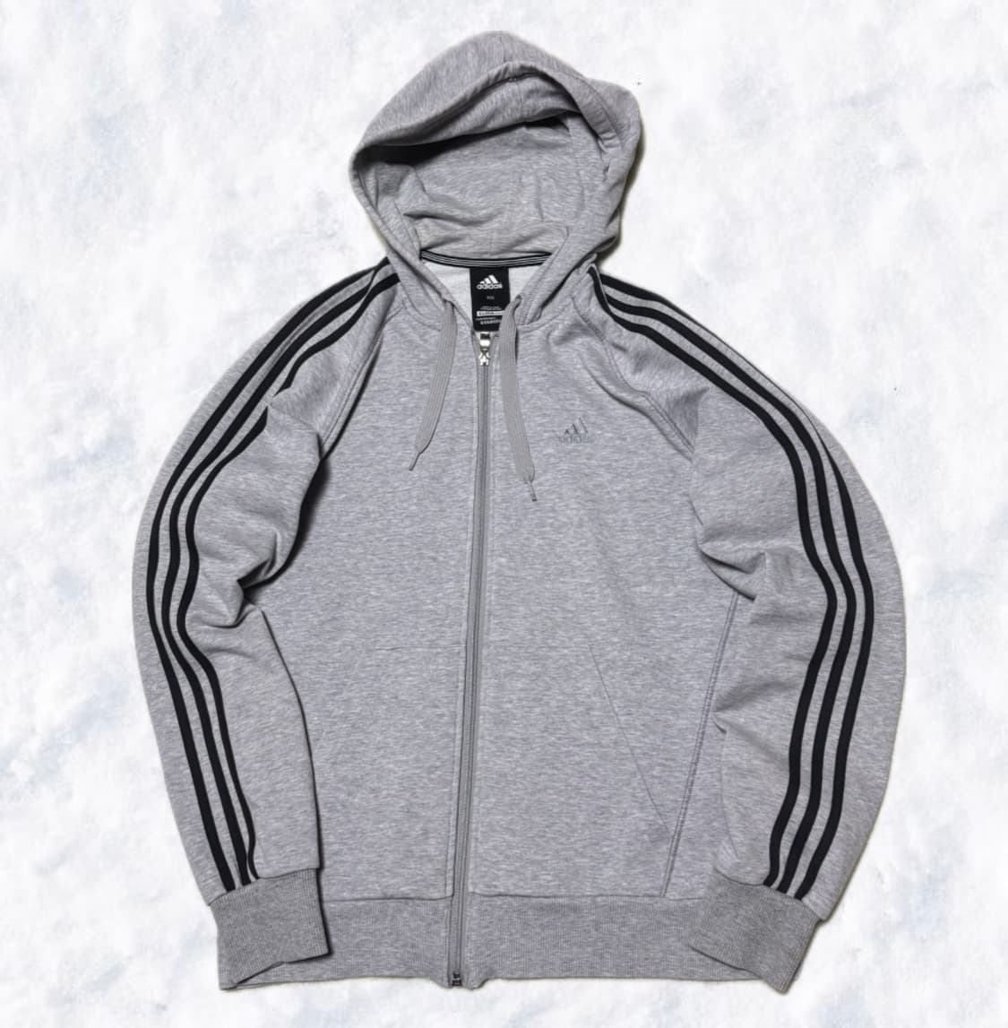 아디다스 에센셜 그레이 후드집업  상품이미지1